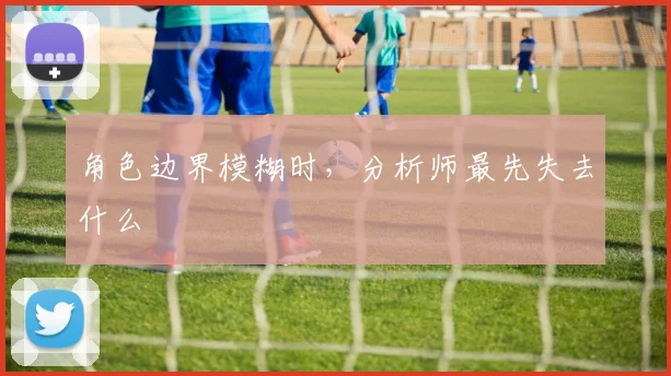 角色边界模糊时，分析师最先失去什么
