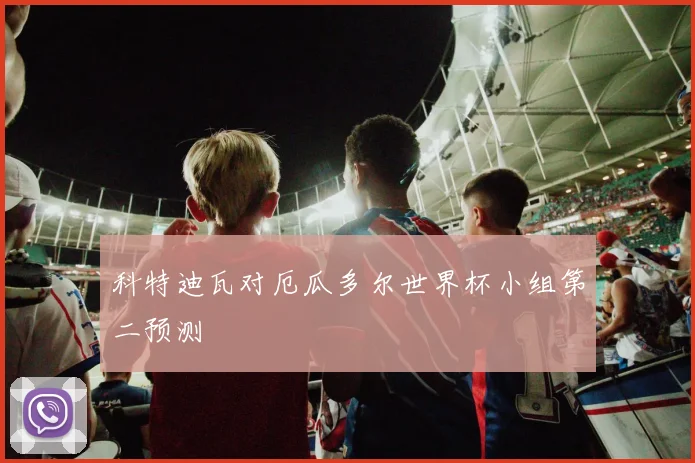 科特迪瓦对厄瓜多尔世界杯小组第二预测